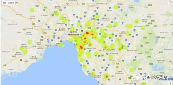 Buy a house in Australia: read a map of house prices in Sydney, Melbourne in a minute
