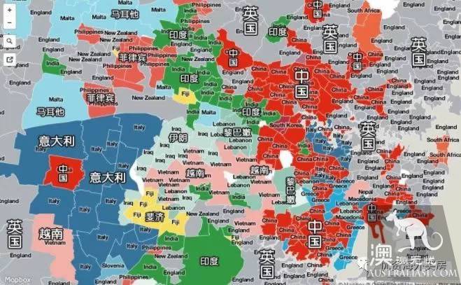 Buy a house in Australia: read a map of house prices in Sydney, Melbourne in a minute