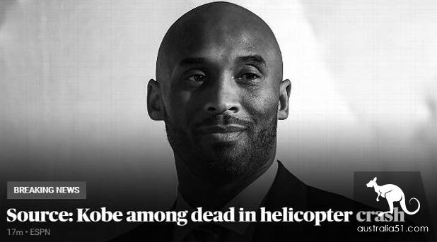 Kobe and his daughter were killed in the crash, and images from the scene revealed