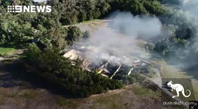 Fire broke out in abandoned program house on Gold Coast and four children were charged with arson