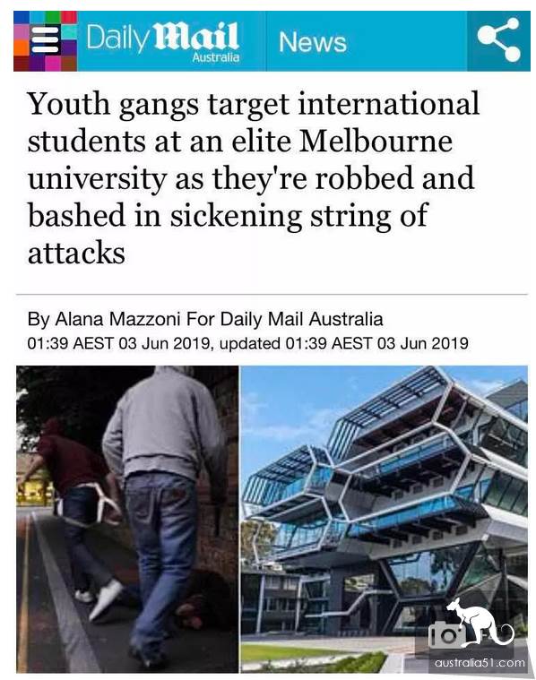 Exposure! 8 young gangs, African Americans raged Melbourne after 00! Parents: because children can't find a jo