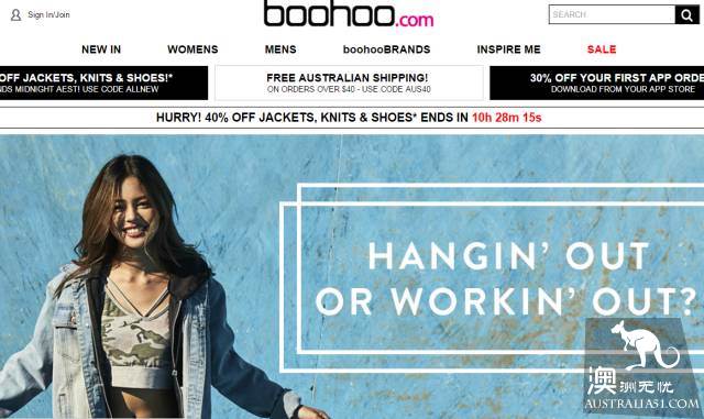How about in Australia, online shopping? Recommend some of Australia's most useful websites and APP