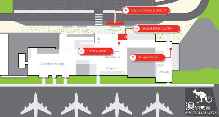 Melbourne airport full introduction (tax rebate for tourists to and from urban transportation duty-free shop)