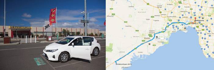 Melbourne airport full introduction (tax rebate for tourists to and from urban transportation duty-free shop)