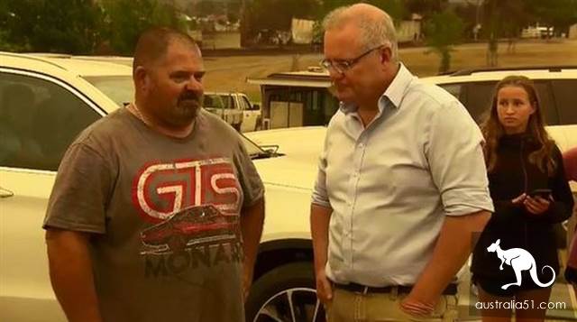 Morrison's visit to the forest fire disaster: Prime Minister should be ashamed of himself