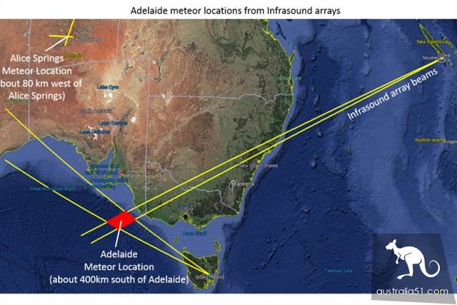 The meteor from Adelaide found it! NASA: The meteorite is as big as a car when it strikes the atmosphere!