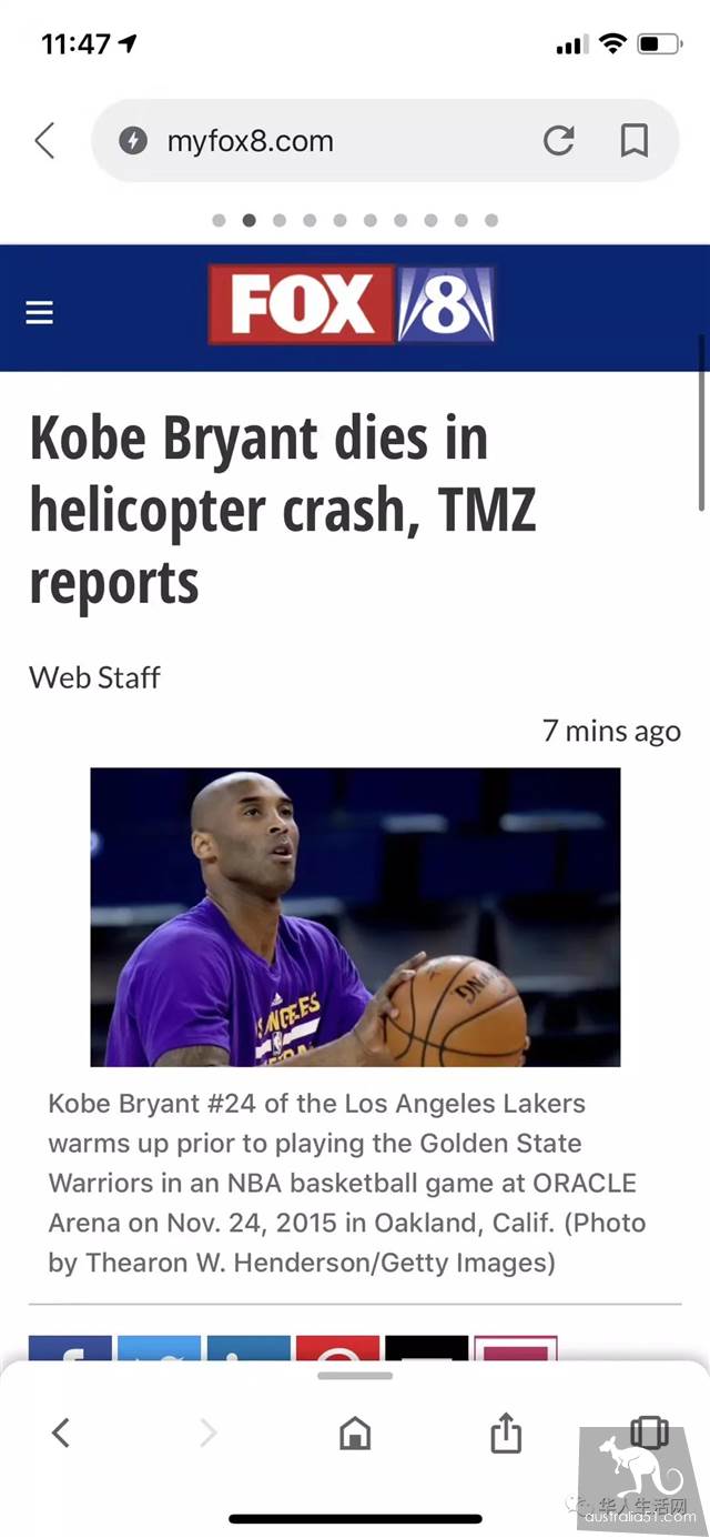 Burst! NBA legend Kobe Bryant killed in helicopter accident at age 41