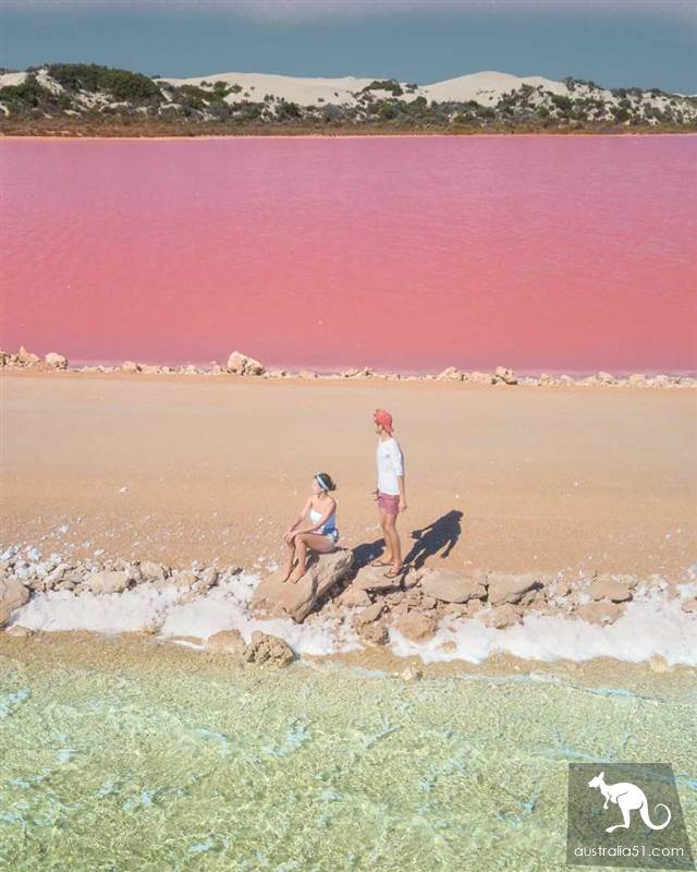 McDonnell Lake, take a bite of South Australia's nature watermelon