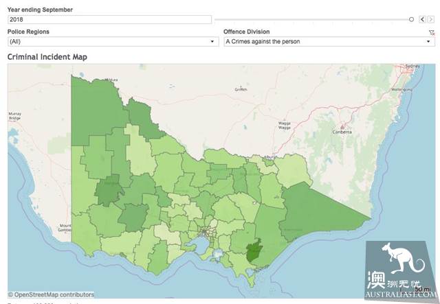 Melbourne Crime Map! Fitzroy is most often robbed, and sexual invasion ...