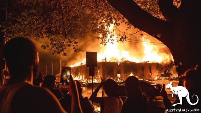 George Floyd: The conflict of the death of a black man spreads across America, with a curfew imposed in the Twin Cities of Minnesota