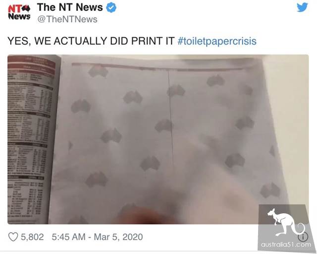 The reason that Australian people hoard paper madly finally exposes! In order to solve the toilet paper shortage, newspapers are empty 8 pages...