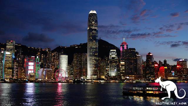 2020年6月29日,香港维多利亚港。
