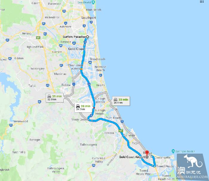 黄金海岸机场全攻略，附退税技巧和往返市区交通