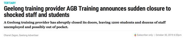 Melbourne famous training institutions suddenly closed down! Employees lost their jobs on the spot, and hundreds of foreign students' tuition fees were 'miserable.'