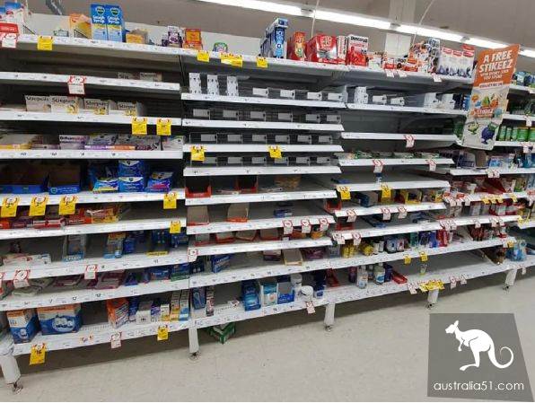 There's been a lot of hoarding all over Australia! Government calls on people to remain calm and avoid panic buying
