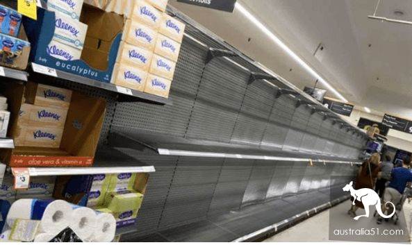 There's been a lot of hoarding all over Australia! Government calls on people to remain calm and avoid panic buying