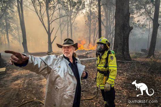 Australian mountain fire, why can't kill?