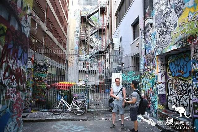 Graffiti Street, Melbourne, Australia, where art and personality collide.