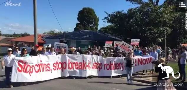 Today, thousands of Chinese gather in Sunnybank Big parade! For the sake of law and order, 'we've had enough of the crime!'