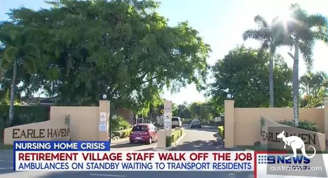 A live a retired life hospital on the Gold Coast suddenly closed! Nursing workers left angrily and dozens of old people had nowhere to be placed.