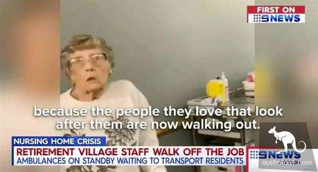 A live a retired life hospital on the Gold Coast suddenly closed! Nursing workers left angrily and dozens of old people had nowhere to be placed.