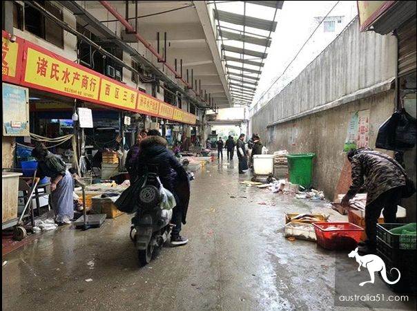 武汉华南海鲜市场罕见照片！