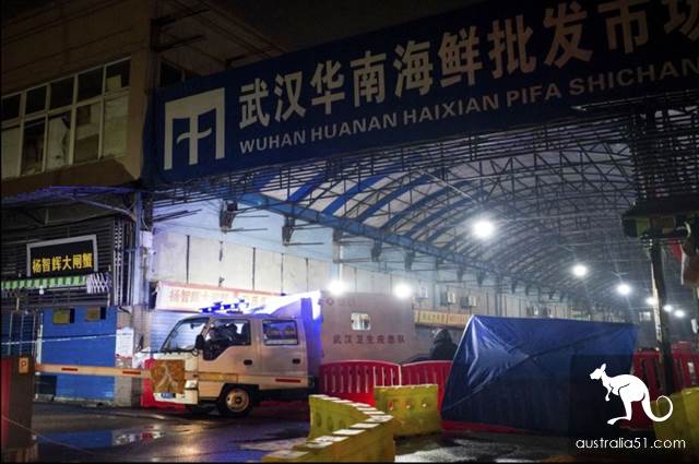 武汉华南海鲜市场罕见照片！