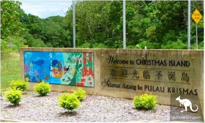 圣诞岛上,随处可见的中文并不是一件稀奇的事
