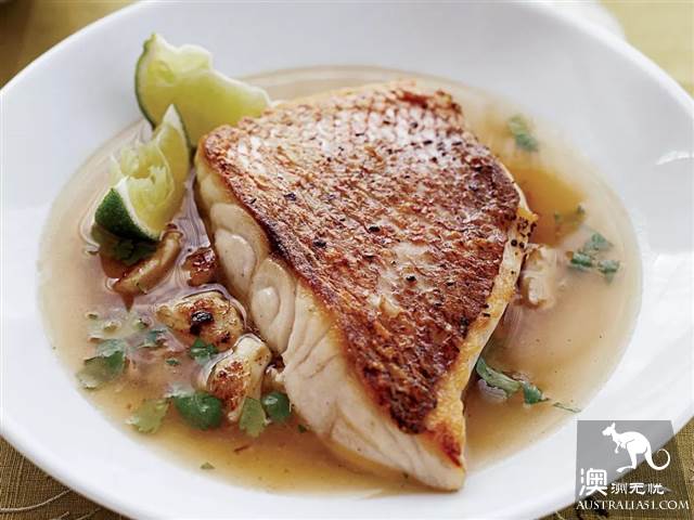 What are the names of vegetables, fish and spices that are often sold in Australian supermarkets? How do you eat it?