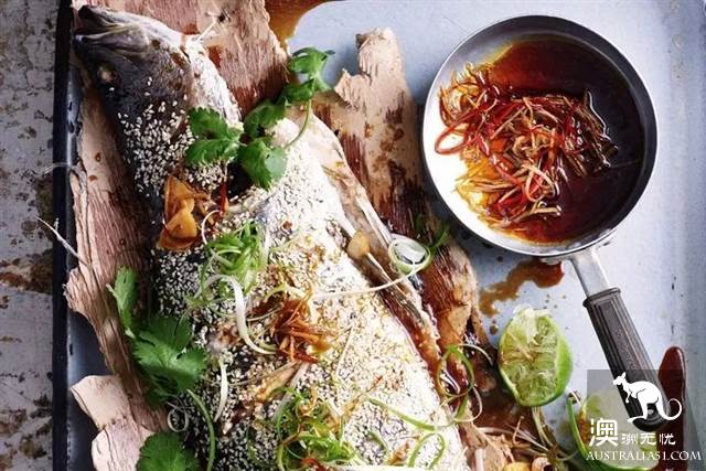 What are the names of vegetables, fish and spices that are often sold in Australian supermarkets? How do you eat it?