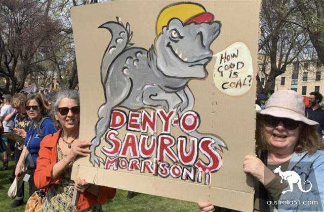 300000 Australian Youth parade calls for Climate change threat Earth