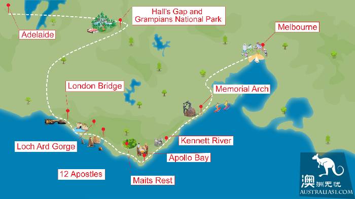 Classic scenery is on the road, 6 Australian classic self-driving lines compete