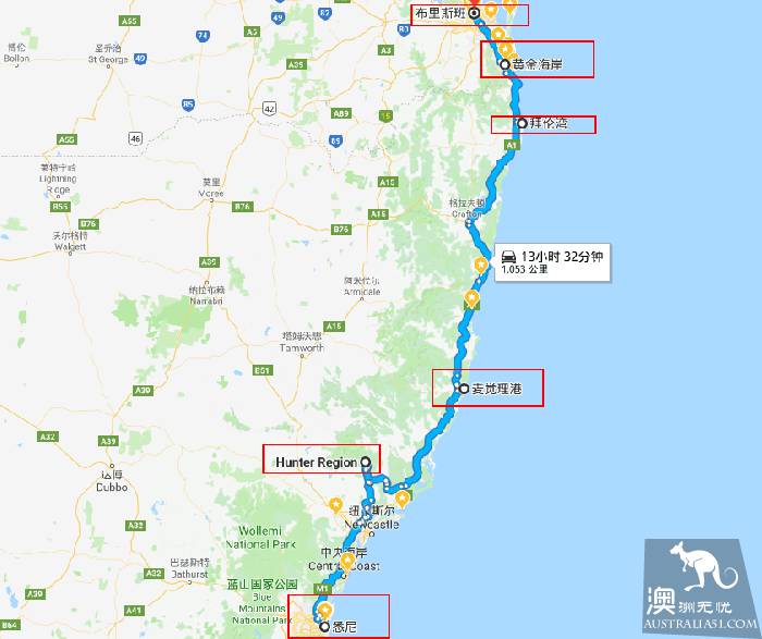 Classic scenery is on the road, 6 Australian classic self-driving lines compete