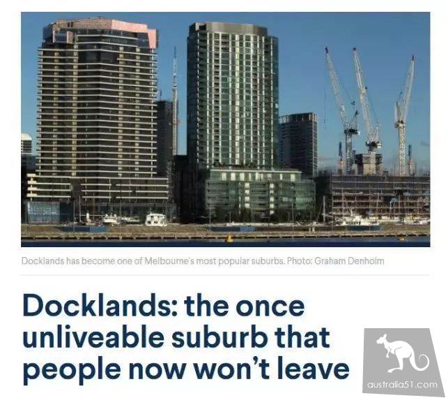 Melbourne, Docklands:, a city treasure that has been misunderstood for a long time.