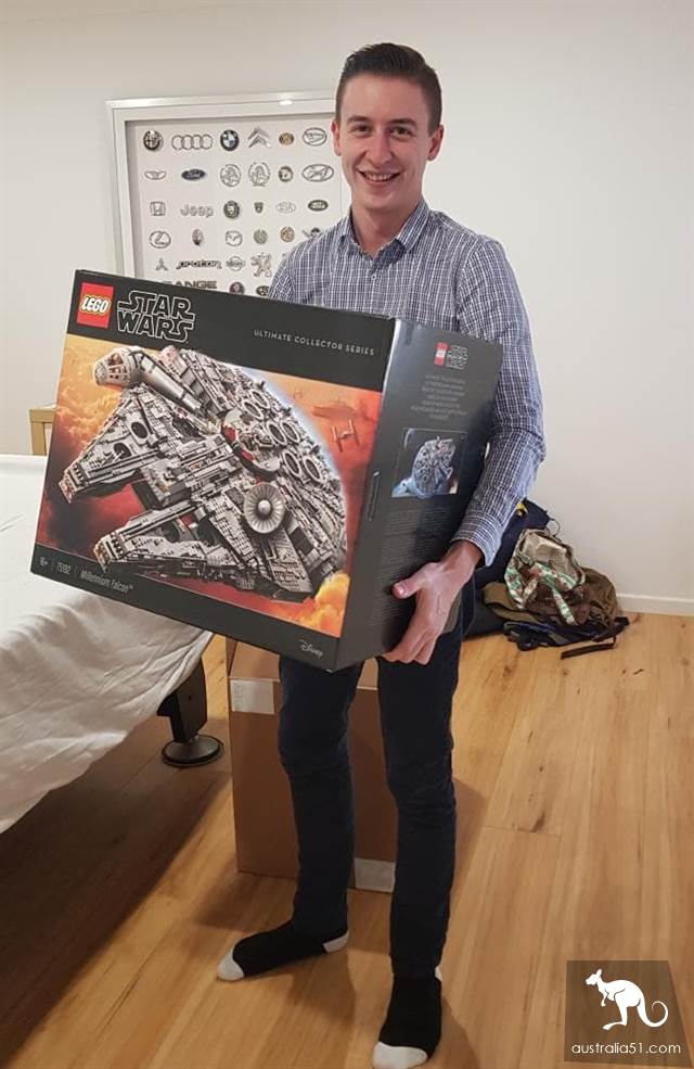 The Australian brother was keen on collecting Lego toys and relied on it to buy a suite