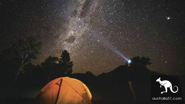 Australia has the world's first city, the night sky park, which can enjoy stars.