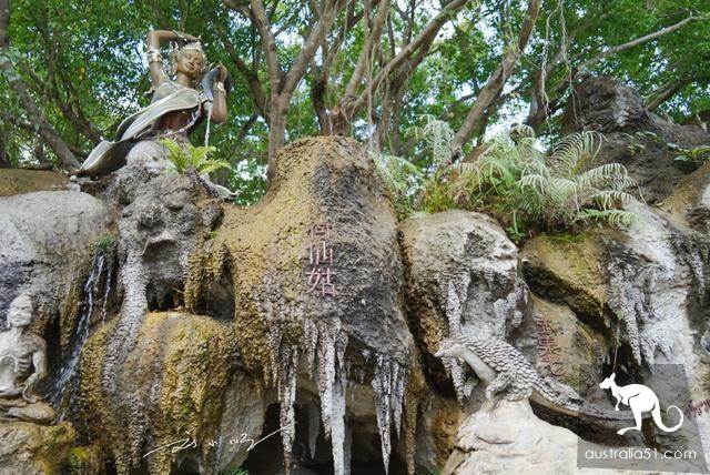 The strangest attractions of Thai temples, mixing the eight immortals with ninja tortoises, are messy for Chinese tourists