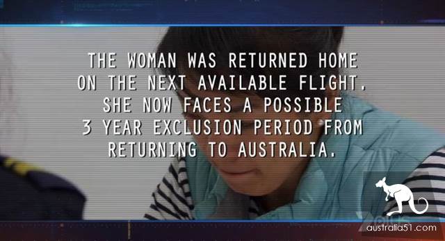 Warning again! you must not bring tobacco illegally into Australia after July 1. Violators will be repatriated immediately and will not be allowed to enter the country for three years.