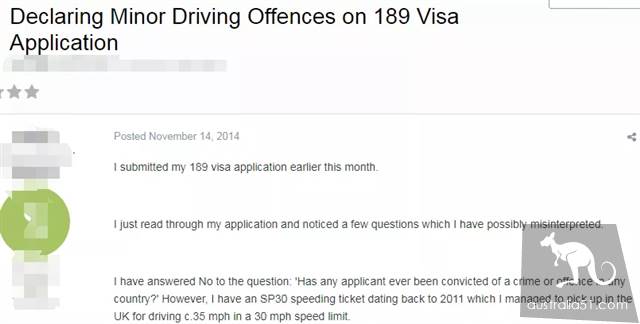 Speeding, drunk driving, red light, tickets. Will you be denied a visa?
