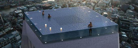 Take stock of the world's most thrilling swimming pool for Get's thrilling swim experience