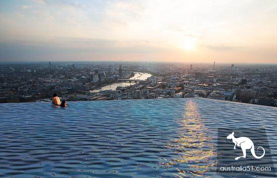 Take stock of the world's most thrilling swimming pool for Get's thrilling swim experience