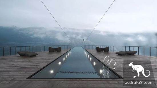Take stock of the world's most thrilling swimming pool for Get's thrilling swim experience