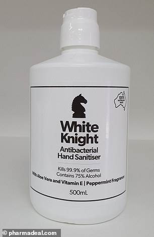Hand disinfectant is sold at gas station because alcohol concentration is not up to standard