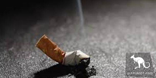 Look out for the old Australian driver! If you throw cigarette butts by car, you will be fined a lot of money.