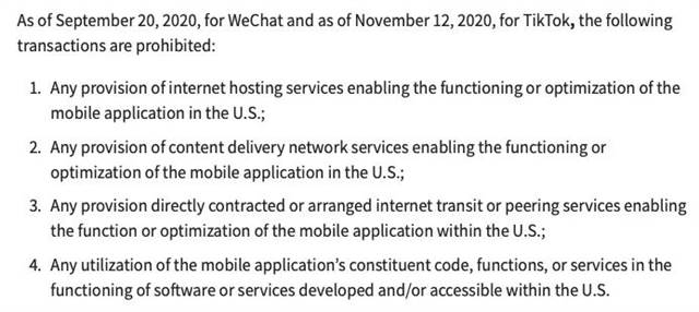From Sunday social app will be off the shelves in the United States, unable to download the update transfe