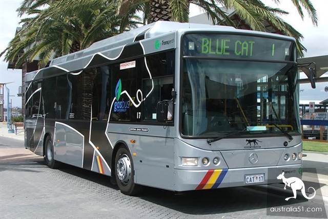 Perth bus ride free.