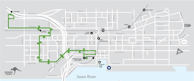 Perth bus ride free.