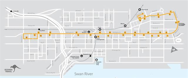 Perth bus ride free.