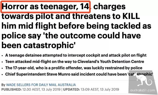 A moment of shock! On an Australian plane, a Teenager tries to hijack the plane and threatens to kill the pilot! Australian bear boy, it's almost lawless.