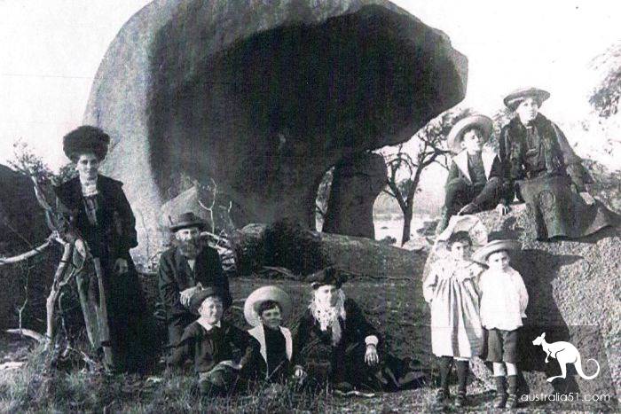 Murphy Hay pile in South Australia, an ancient group of rocks that are disappearing